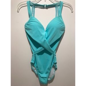 Aqua One Piece Swimsuit